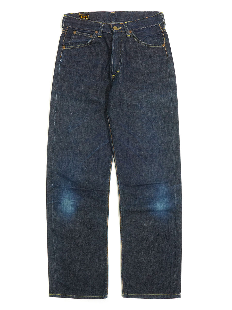 50's Lee 101Z サイド黒タグ デニムパンツ 濃紺 実寸(W28 L29.5) 両耳
