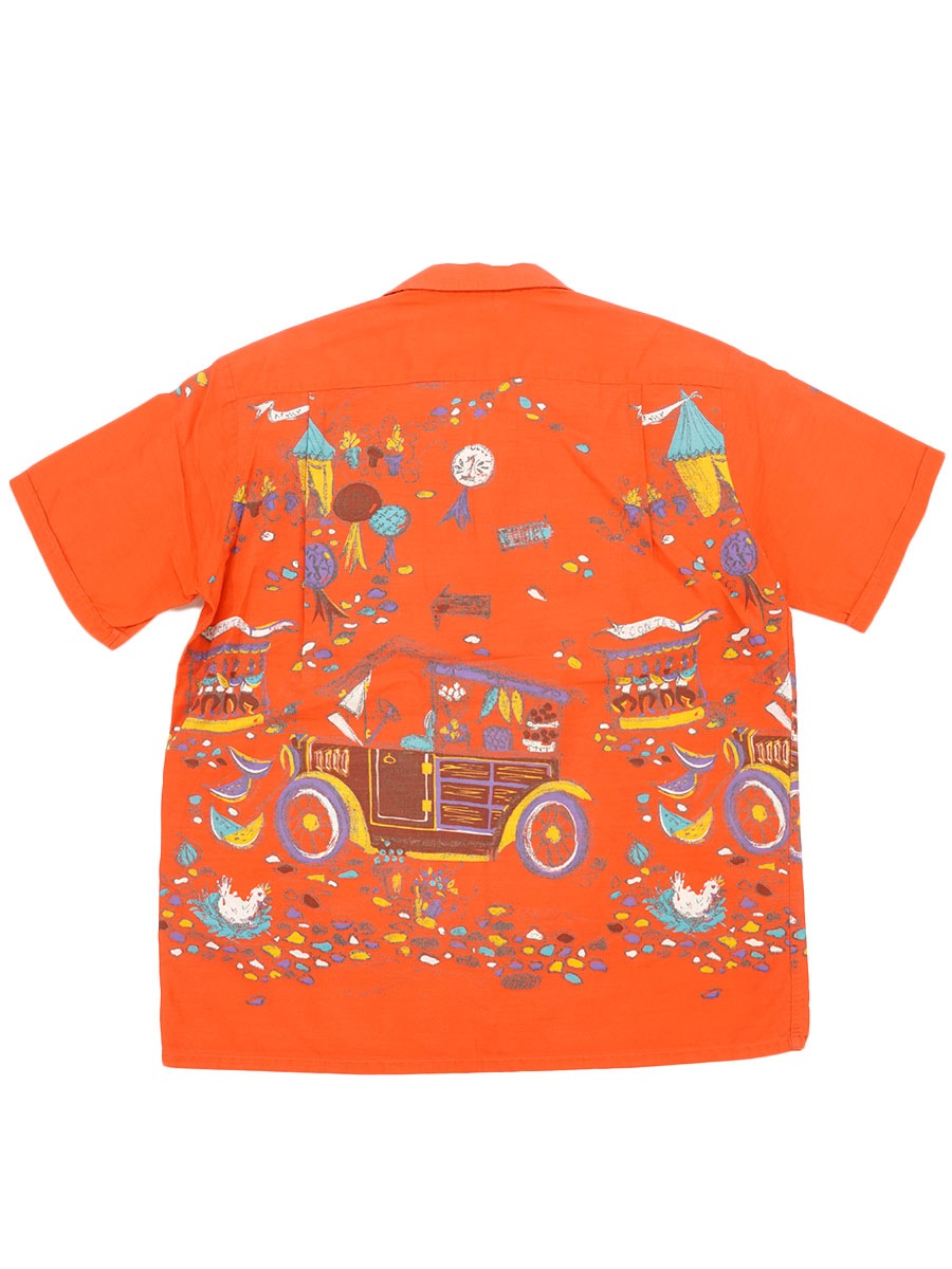 60'S PENNEY'S TOWNCRAFT LOOP COLLAR S/S SHIRT (SZIE.MEDIUM) | NEW