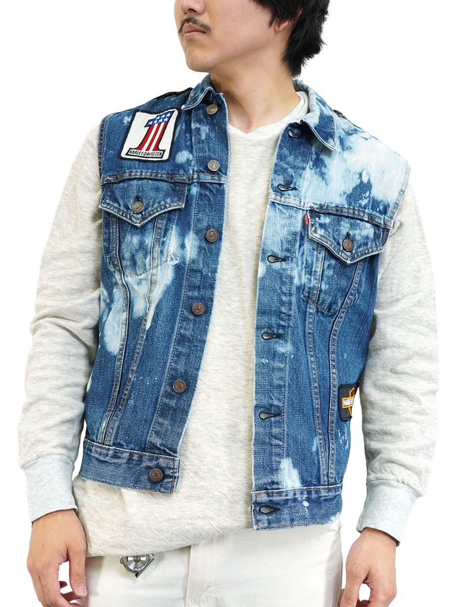 60's～ Levi's 70505 BIG-E ''HARLEY-DAVIDSON'' ワッペン付き