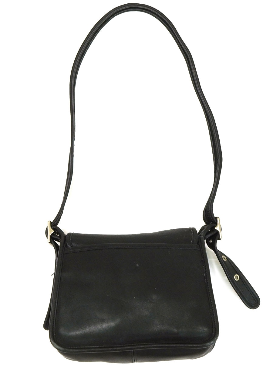 ナッパレザー【COACH】ショルダー バッグ COACH レザー ショルダーバッグ ブラック USA製 | NEW ITEM