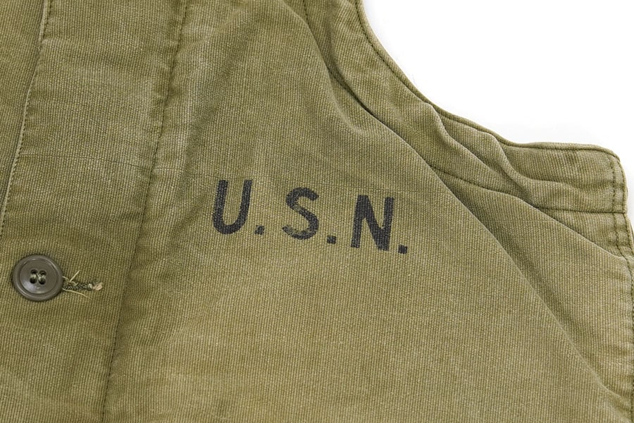 '44 U.S.NAVY 37J3 デッキパンツ 表記(MEDIUM)