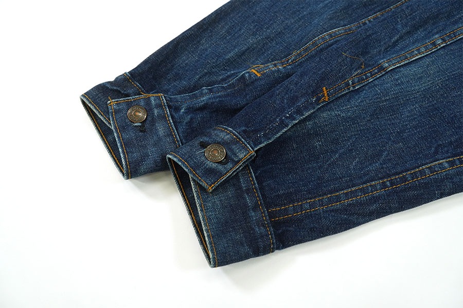 70's Levi's 70505 スモールe デニムジャケット 濃紺 良雰囲気 表記(40