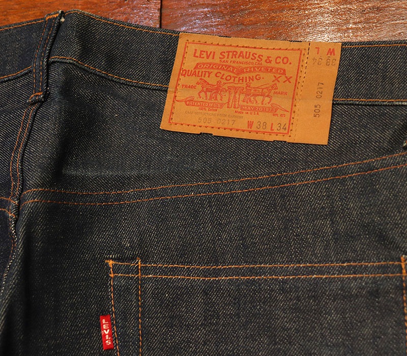 1960s DEAD STOCK , LEVIS 505E , Size W38 L30