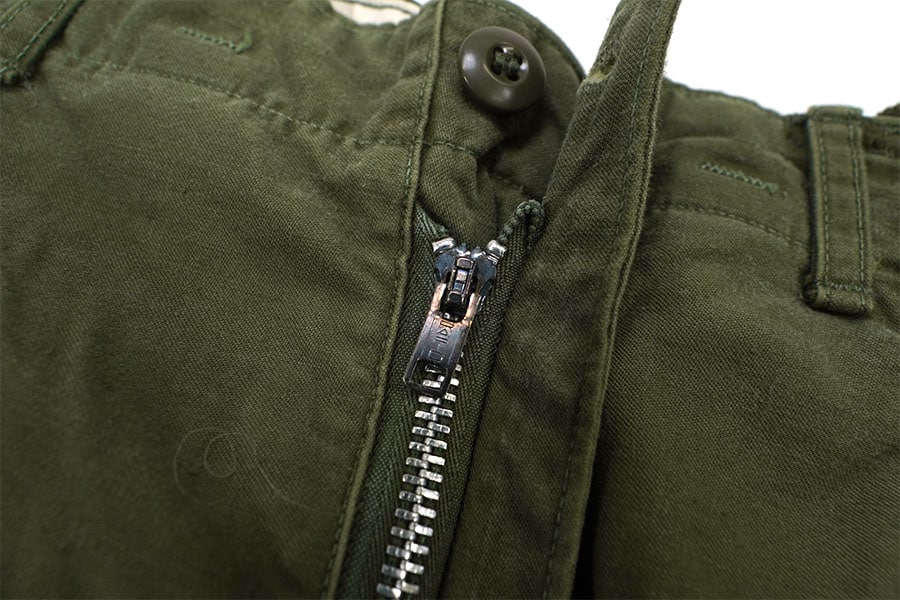 68's U.S.ARMY M-65 フィールドパンツ アルミジップ 実寸(L位