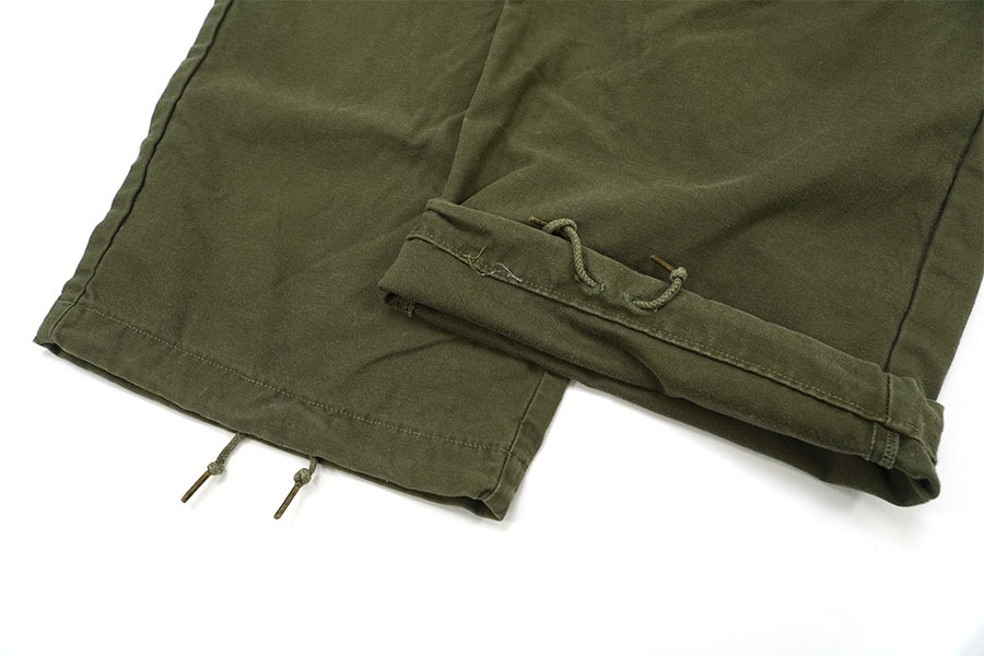 68's U.S.ARMY M-65 フィールドパンツ アルミジップ 実寸(L位