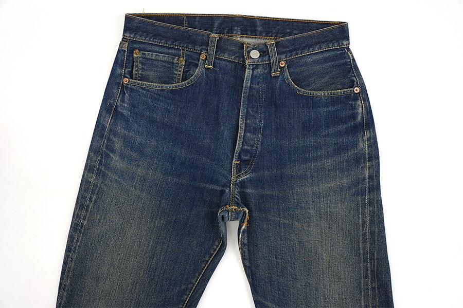 60's Levi's 501 BIG-E Sタイプ デニムパンツ 良色落ち 実寸