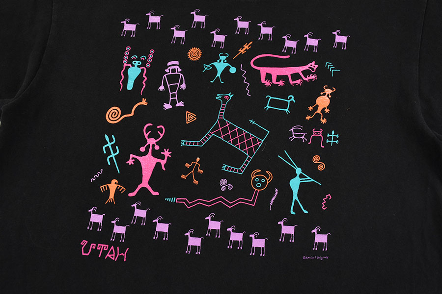 5T6112 ONEITA プリントTシャツ ワイン　USA製　シングルステッチ 5T6112 ONEITA プリントTシャツ ワイン USA製 シングルステッチ