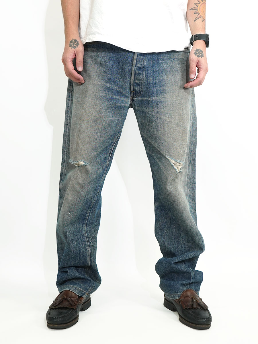 70's Levi's 1501 66前期 Rマークのみタブ デニムパンツ 良雰囲気 実寸