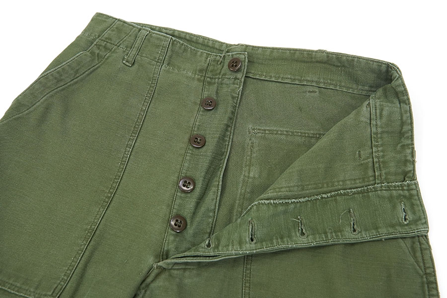 50's U.S.ARMY 最初期 ベイカーパンツ ボタンフライ 表記(SMALL