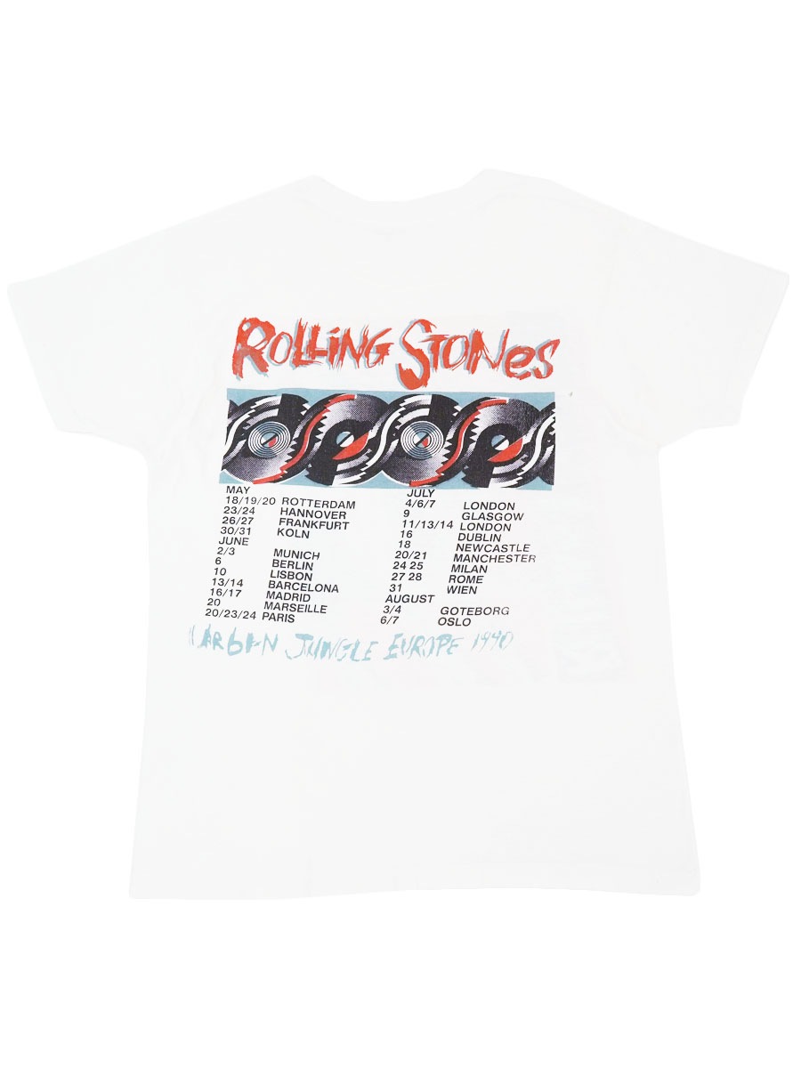 90's ローリングストーンズ ''URBAN JUNGLE EUROPE 1990'' 両面