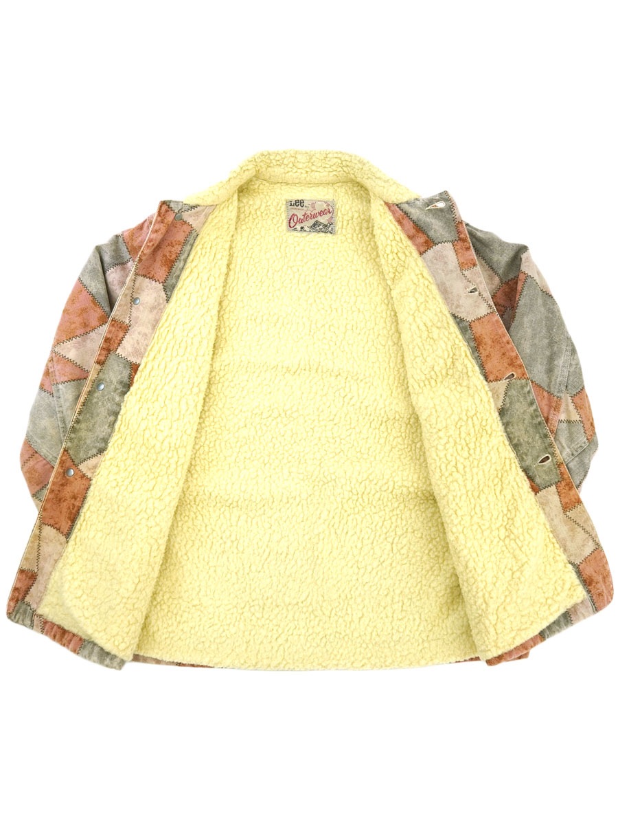 70's Lee Outerwear パッチワーク柄 ボアジャケット 実寸(M位) | NEW