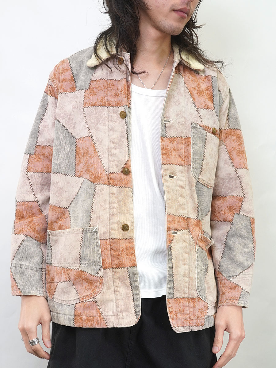 70's Lee Outerwear パッチワーク柄 ボアジャケット 実寸(M位) | NEW
