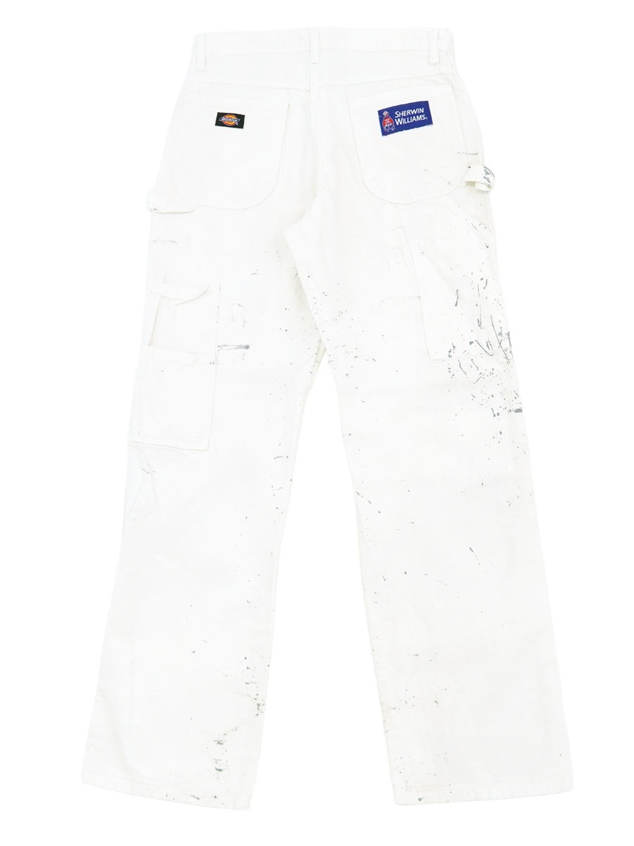 ④ Dickies×Sherwin Williams ペインター ホワイト 00's～ DICKIES × SHERWIN WILLIAMS ホワイト コットンペインター