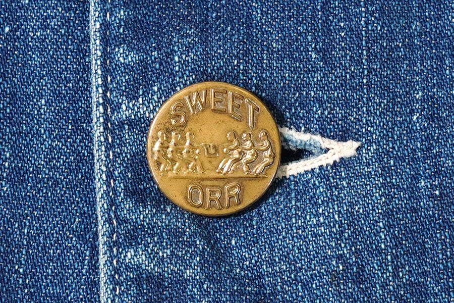 40's SWEET-ORR ダブル襟 2ポケ 大戦 デニムカバーオール 良雰囲気