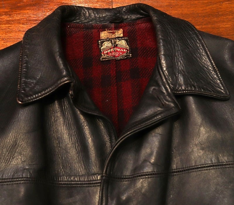 1930s LEATHER CAR COAT , Size 38