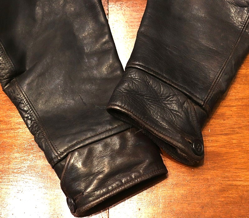 1930s LEATHER CAR COAT , Size 38