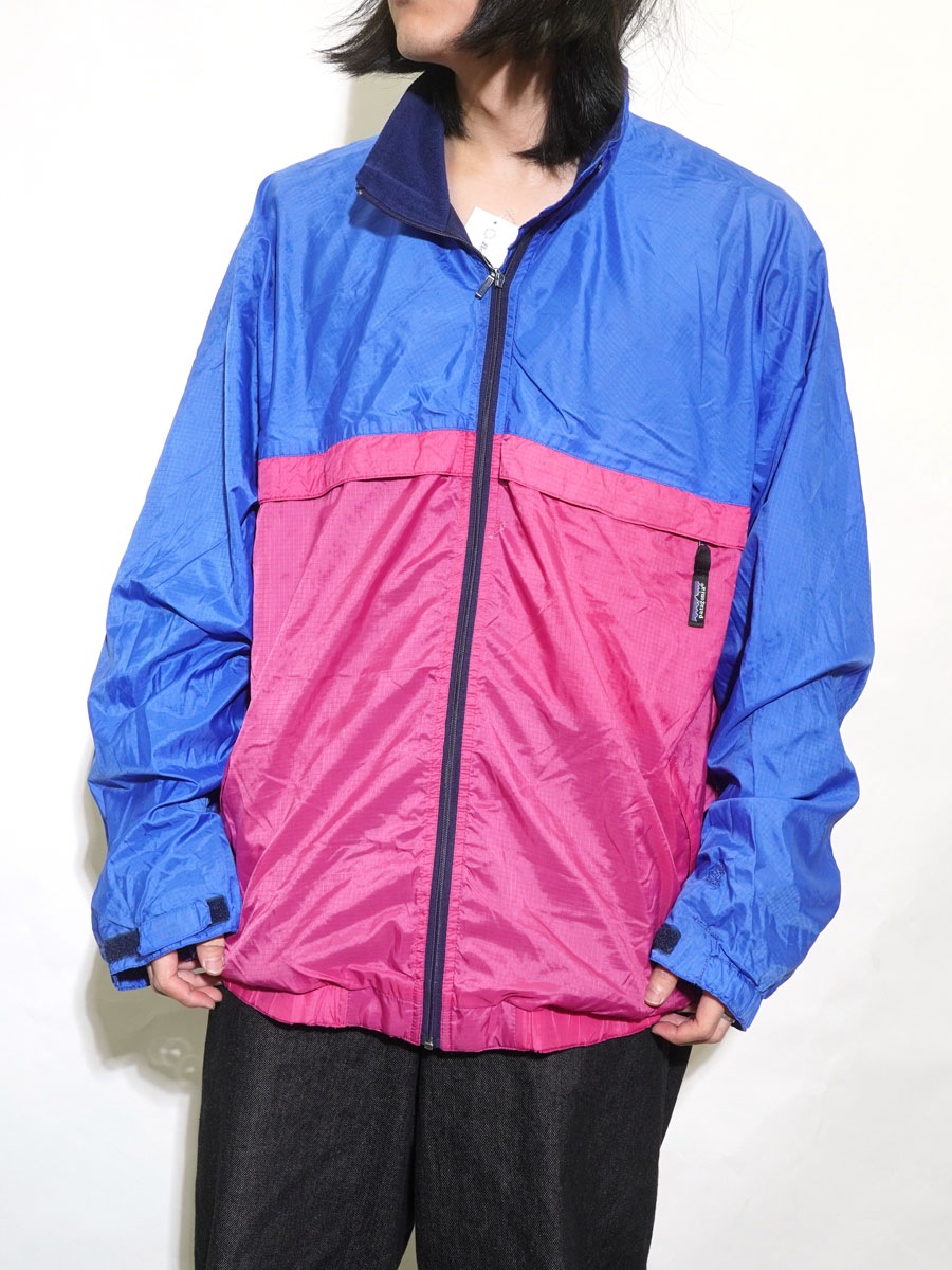 90'S PATAGONIA 2 TONE NYLON JACKET BLUE/PINK (SIZE.X LARGE) | NEW