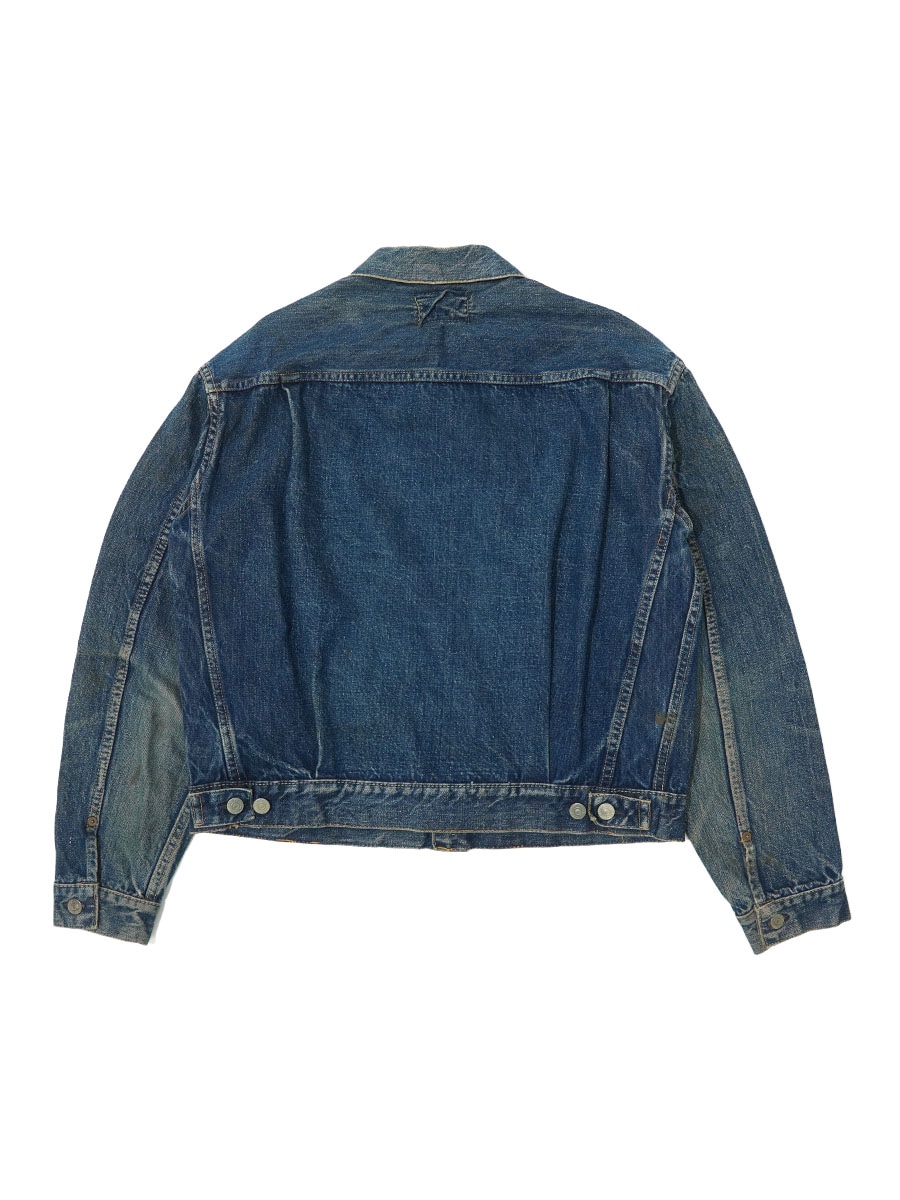 50's Levi's 507XX レザーパッチ デニムジャケット 色残り 良雰囲気