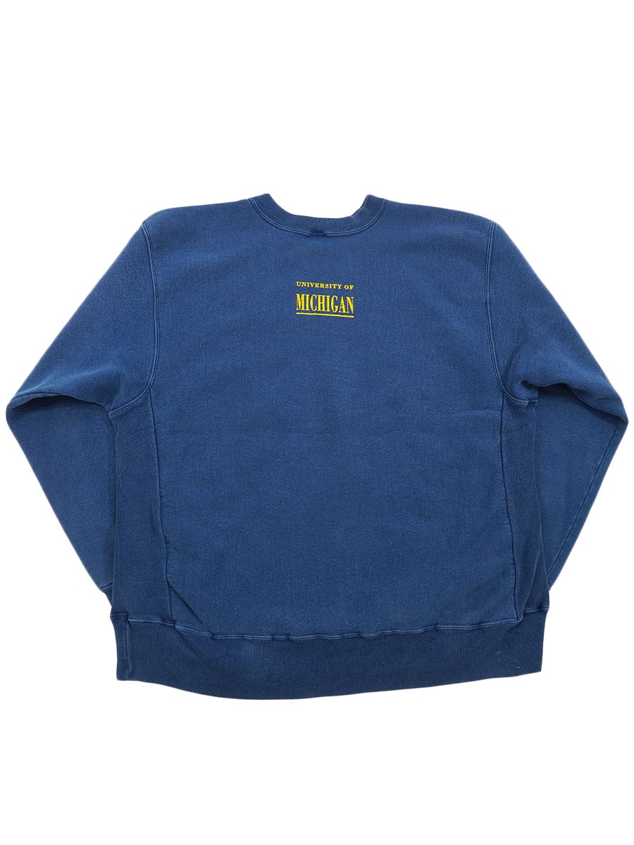 90's Crable Sportswear ''MICHIGAN'' RWタイプスウェット ネイビー