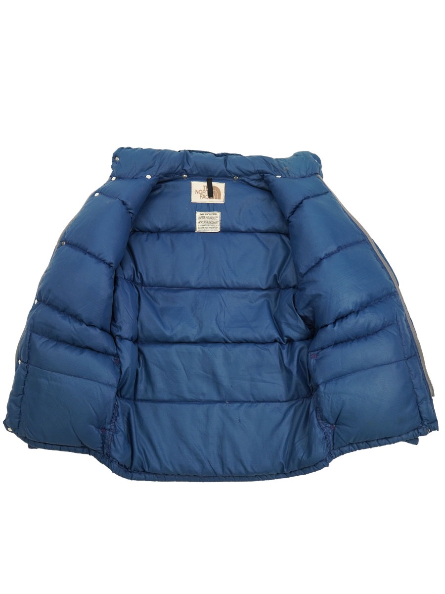70's 茶タグ THE NORTH FACE リップストップ ダウンジャケット