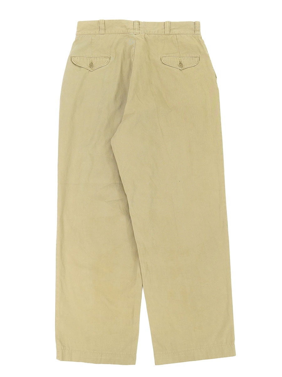 60's USMC チノトラウザーズ ジッパーフライ 表記(34x31) | NEW ITEM