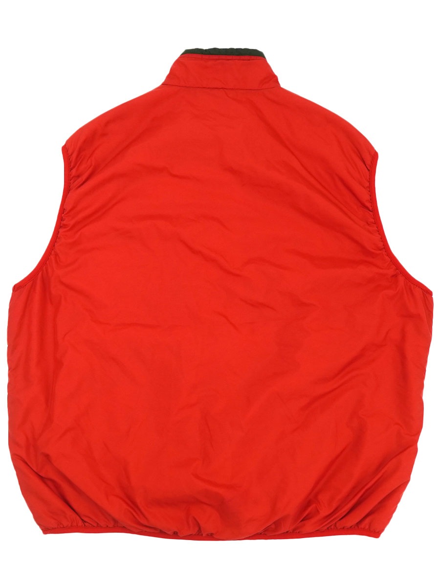 00 PATAGONIA PUFFBALL VEST FIRE/DARK MOSS (SIZE.X LARGE) PACKABLE