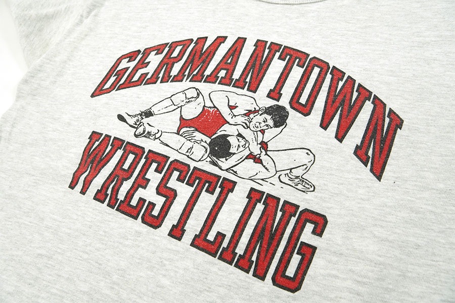 90's 青刺繍タグ チャンピオン ''GERMANTOWA WRESTLING