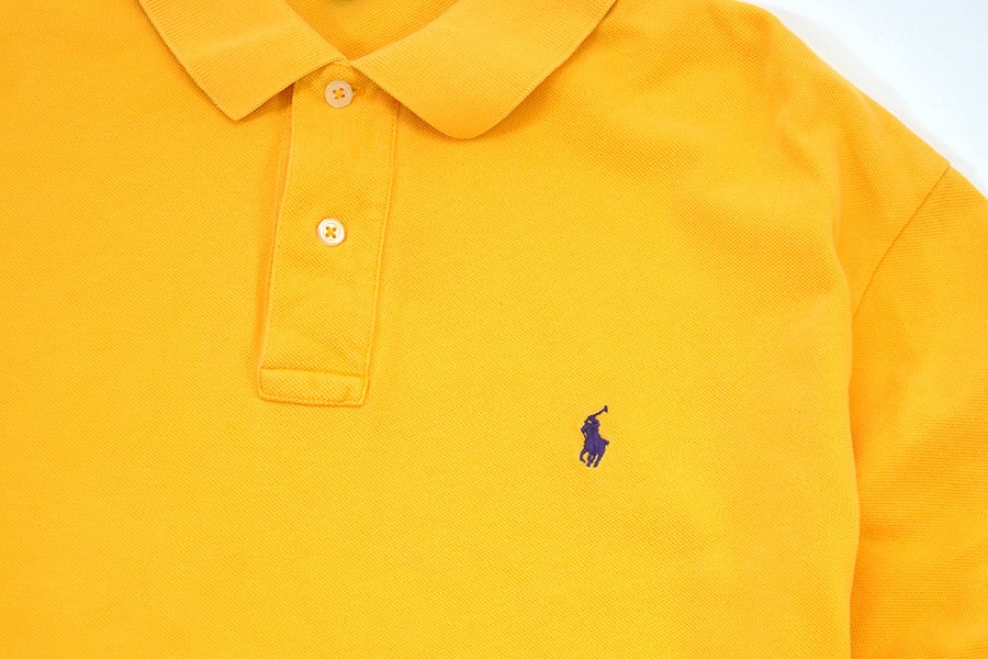 RALPH LAUREN S/S POLO SHIRT YELLOW (SIZE. LARGE) | NEW ITEM