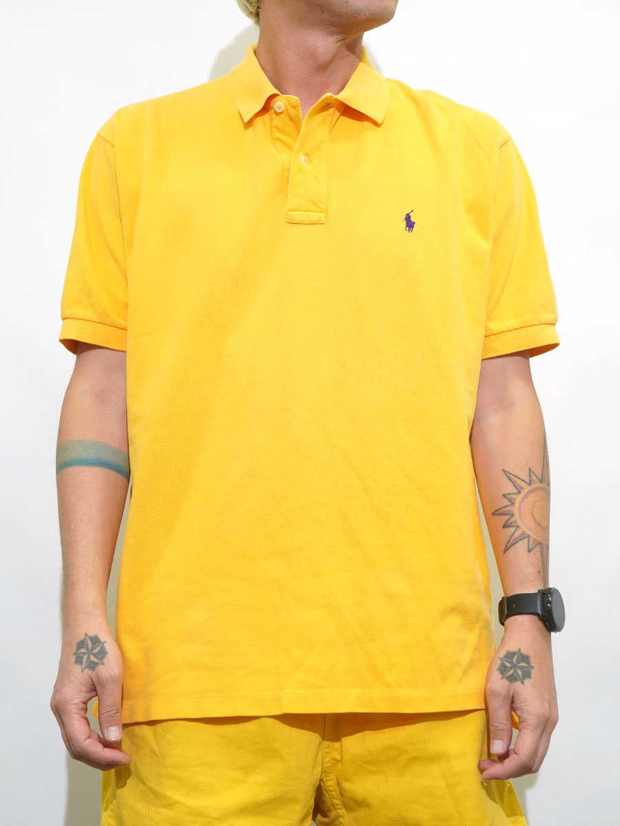 RALPH LAUREN S/S POLO SHIRT YELLOW (SIZE. LARGE) | NEW ITEM