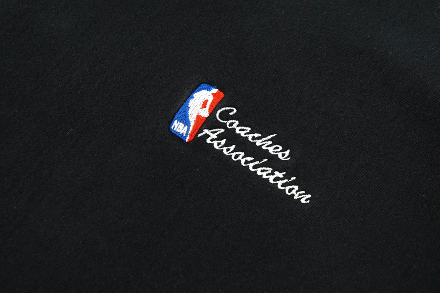 90's 刺繍タグ チャンピオンRW ''NBA Coaches Association'' ブラック 表記(XL) USA製