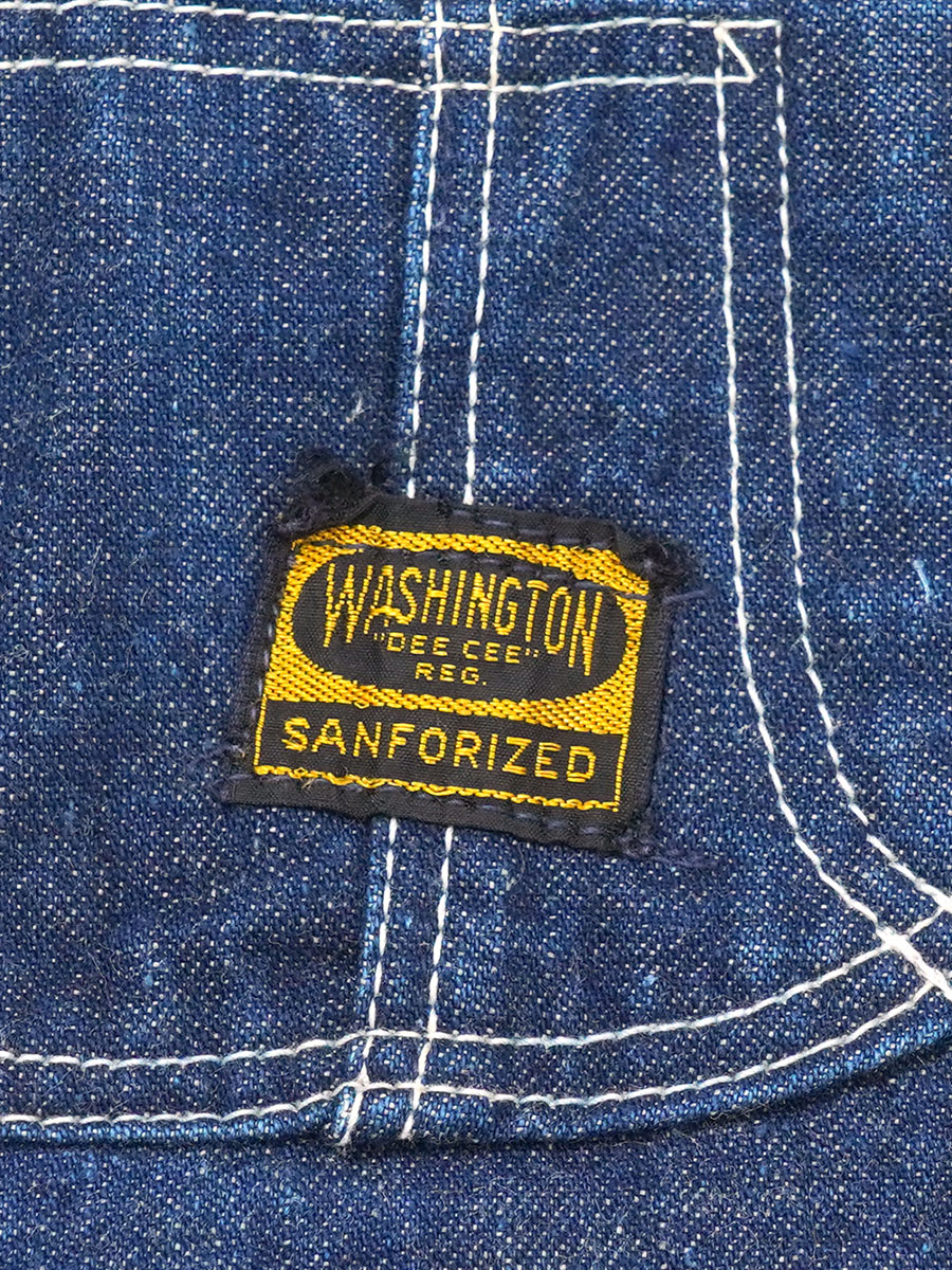 50'S WASHINGTON DEE CEE DENIM SHORT CHORE JACKET (APPROX.32