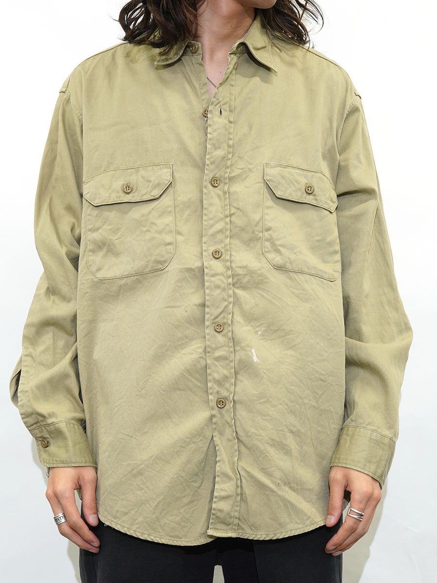 50'S～ BIG MAC PENNEY'S L/S WORK SHIRT PLAIN (APPROX.X LARGE