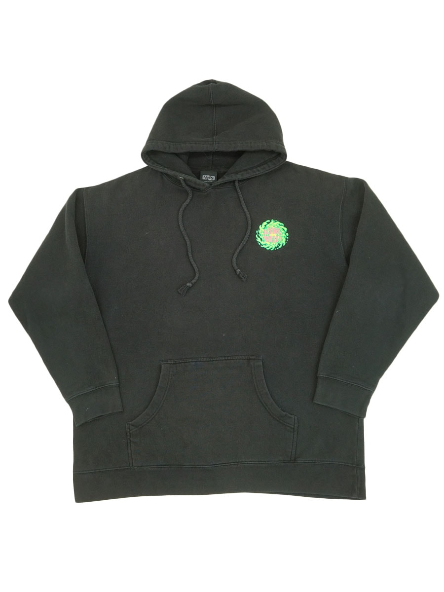 90's NHS ''SLIME BALLS'' 両面プリント スウェットパーカ 表記(XL)