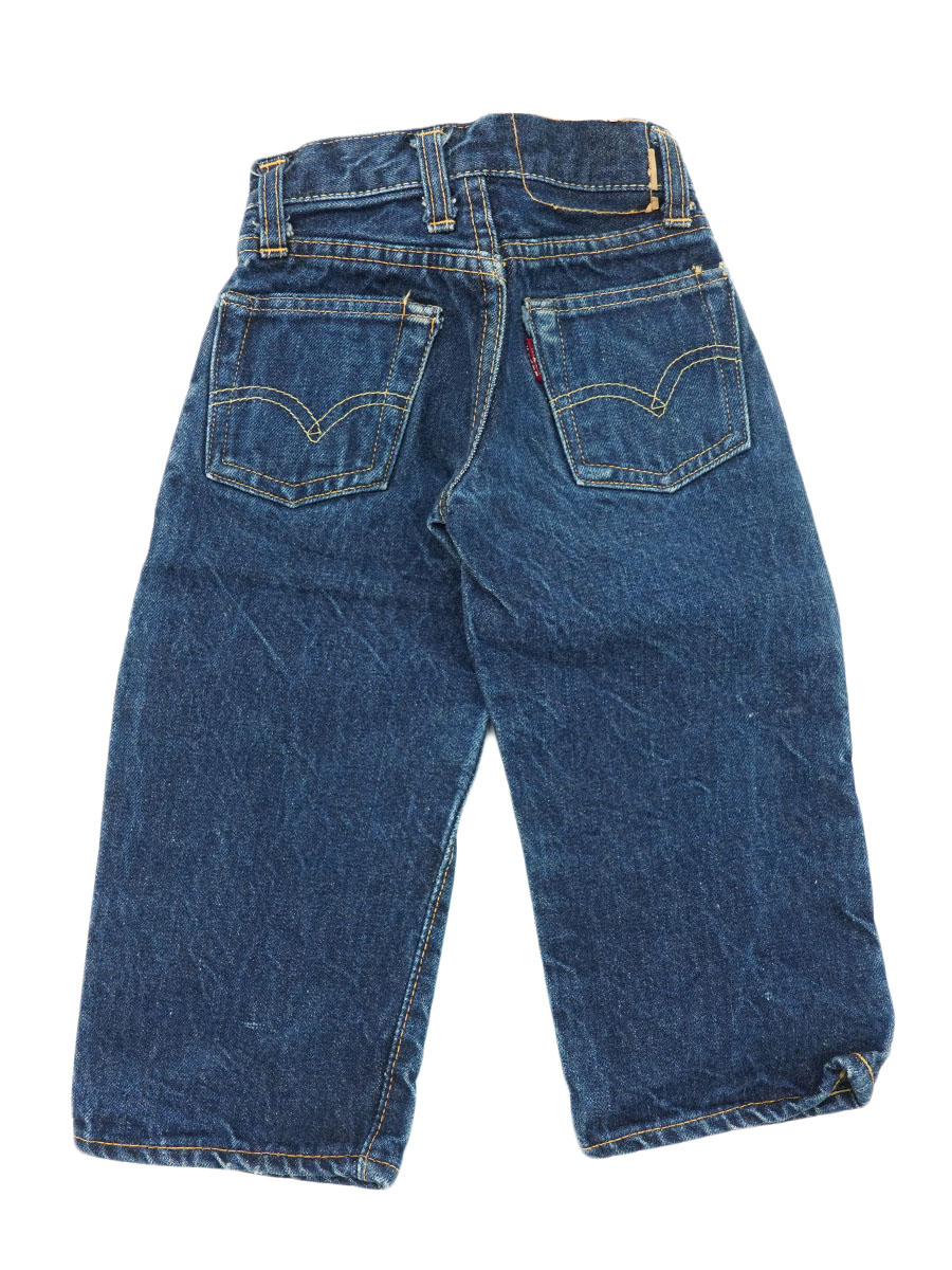 Levi's 60-70s Lot302 キッズデニムストレートパンツ BIGE 60's Levi's 302 BIG-E デニムパンツ 実寸(17x13位) キッズ
