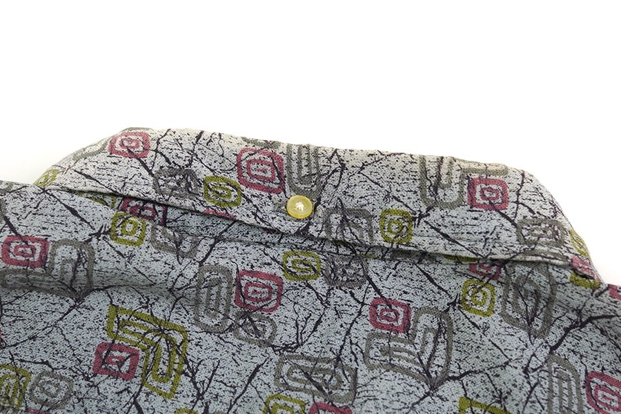 60'S CRANBROOK LOOP COLLAR BUTTON DOWN LONG SLEEVE SHIRT (SIZE.X LARGE)