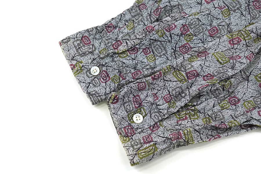 60'S CRANBROOK LOOP COLLAR BUTTON DOWN LONG SLEEVE SHIRT (SIZE.X LARGE)