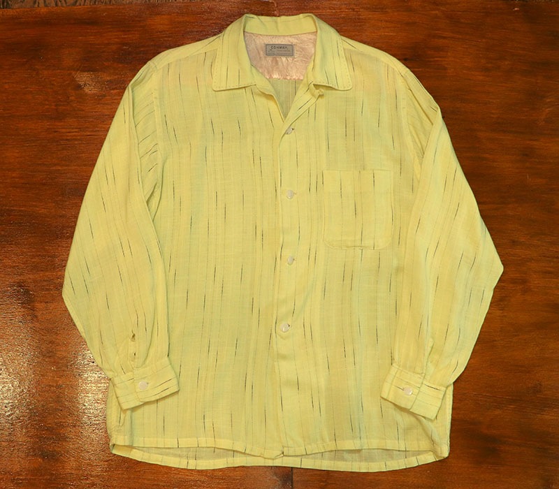 1950s L/S ROCKABILLY SHIRT , Size M