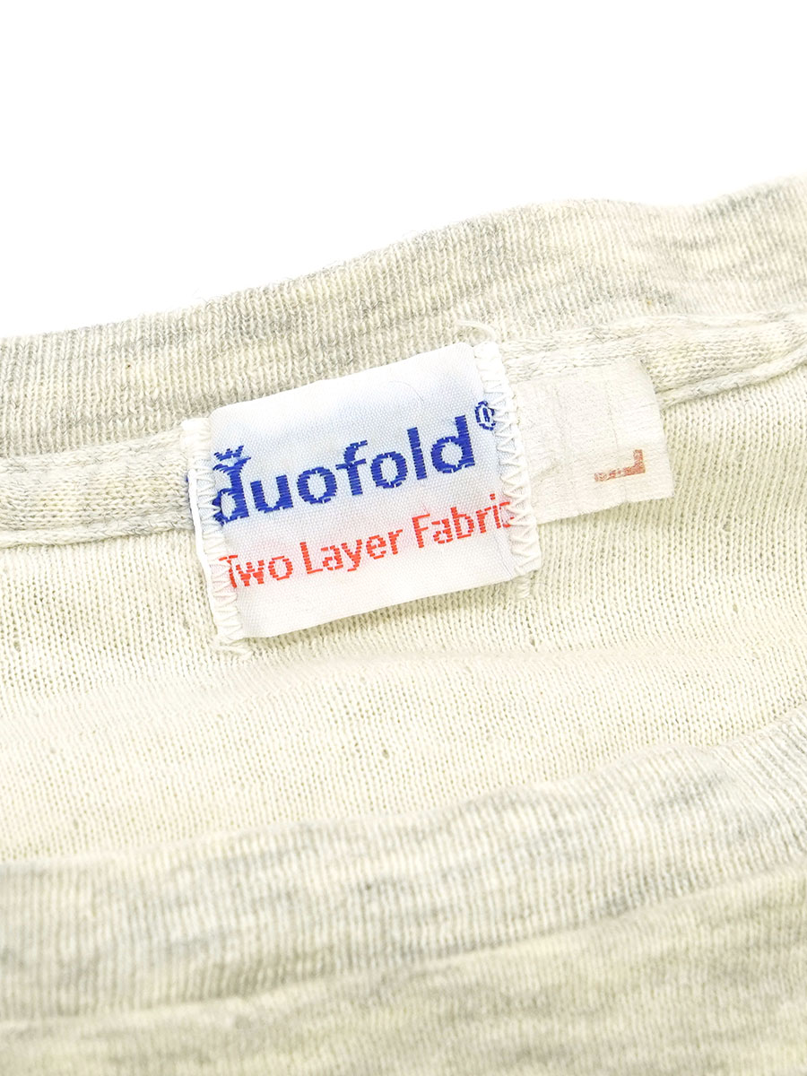 70's duofold ロングスリーブサーマル オートミール 表記(L)