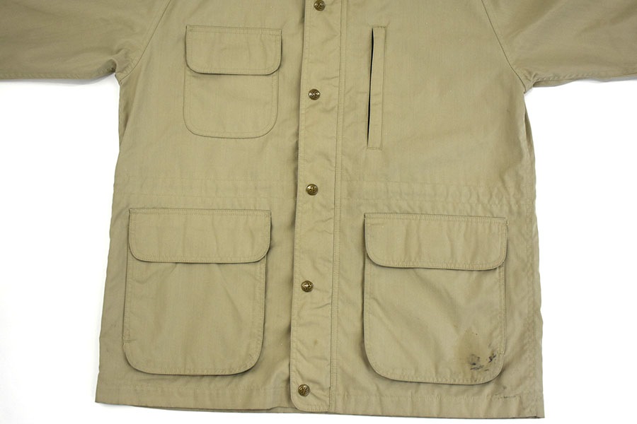 80's～ 黒タグ Eddie Bauer マウンテンパーカ ベージュ 表記(M
