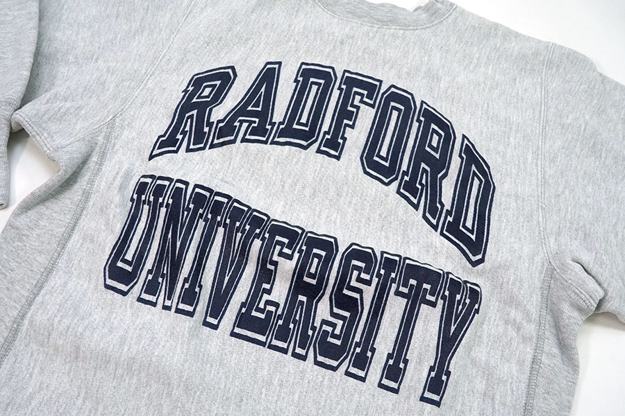 80'S CHAMPION REVERSE WEAVE ''RADFORD UNIVERSITY'' (SIZE.MEDIUM)
