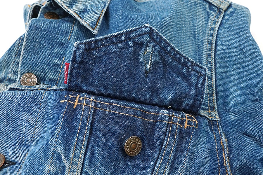 60'S LEVI'S 70505 BIG E DENIM JACKET (SIZE.42) BIG PATCH | すべて