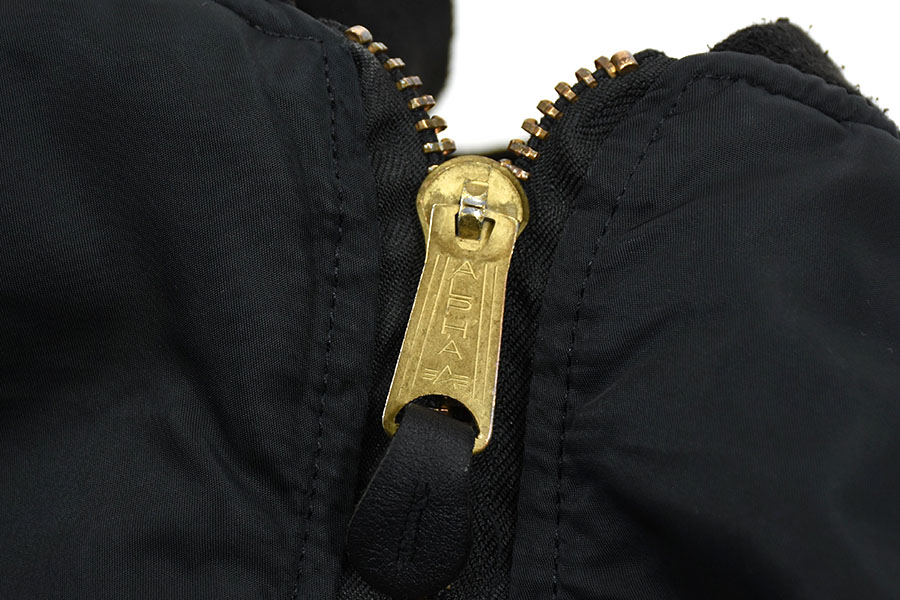 ALPHA 米国製 ヴィンテージ MA-1 フライトジャケット ブラック M USA製 ALPHA INDUSTRIES MA-1 MIL-J-82790J フライトジャケット