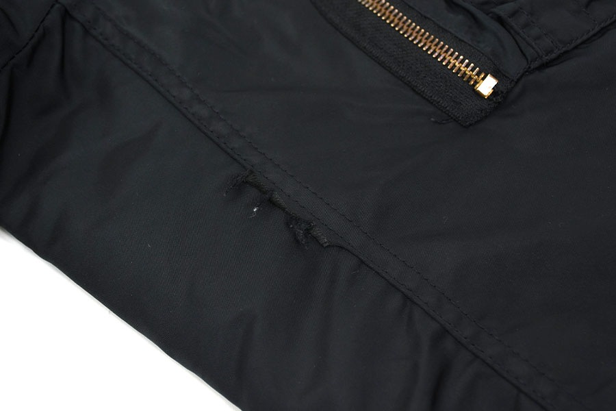 ALPHA 米国製 ヴィンテージ MA-1 フライトジャケット ブラック M USA製 ALPHA INDUSTRIES MA-1 MIL-J-82790J フライトジャケット