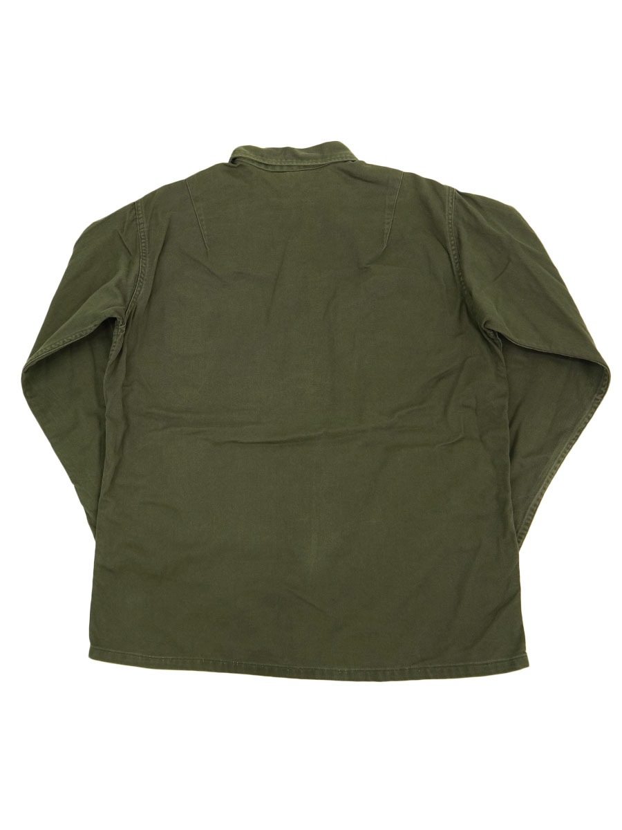 60'S B.V.D. UTILITY SHIRT WITH PATCH (SIZE.MEDIUM)