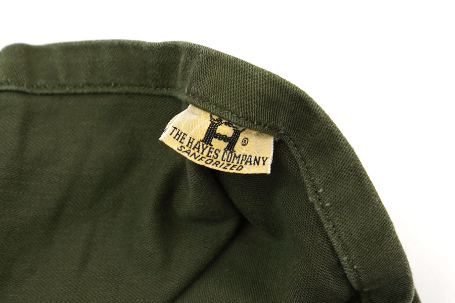 60'S B.V.D. UTILITY SHIRT WITH PATCH (SIZE.MEDIUM)