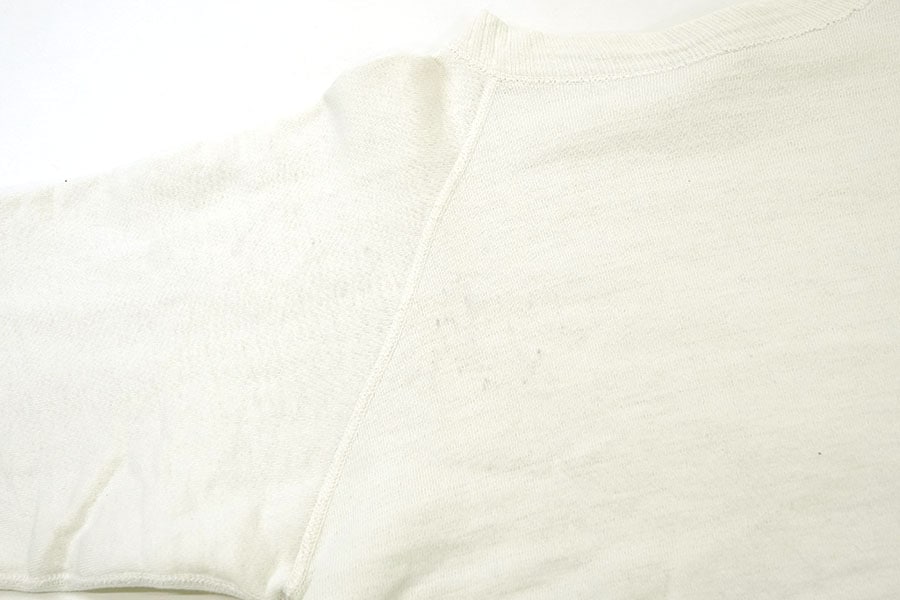 60'S PLAID SWEAT SHIRT WHITE (APPROX.MEDIUM)