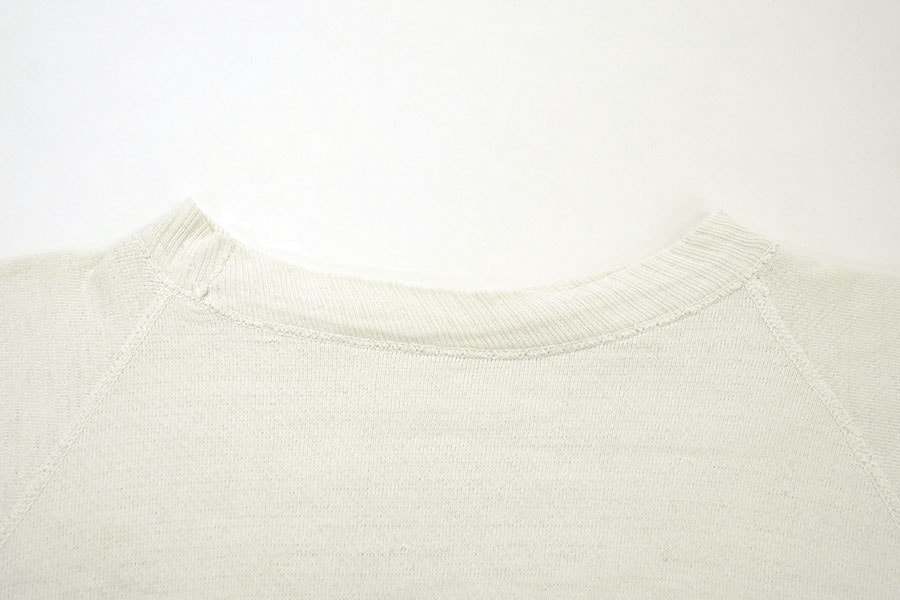 60'S PLAID SWEAT SHIRT WHITE (APPROX.MEDIUM)