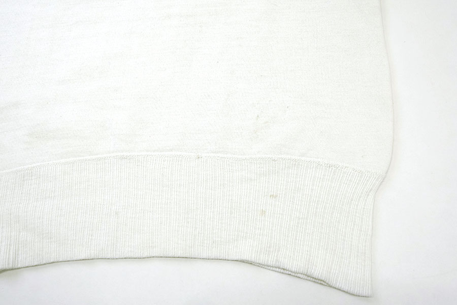 60'S PLAID SWEAT SHIRT WHITE (APPROX.MEDIUM)