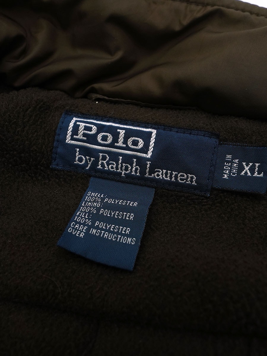 ラルフローレン 裏フリース フード付き キルティングジャケット