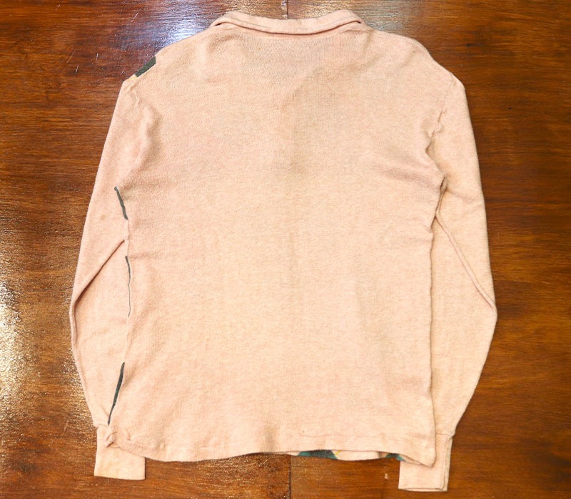 1950s ARGYLE POLO , Size L